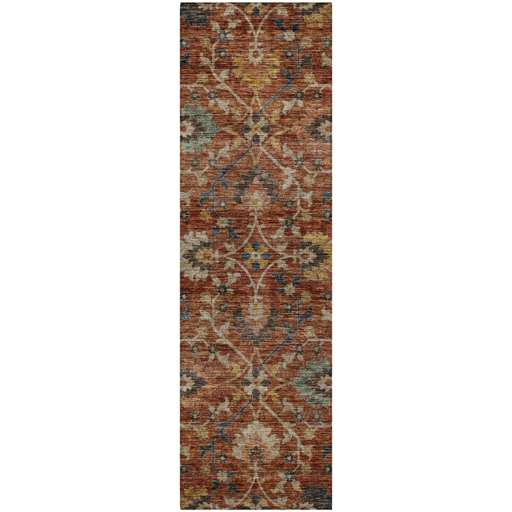 dalyn silk road sr4 paprika rug