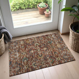 dalyn silk road sr4 paprika rug