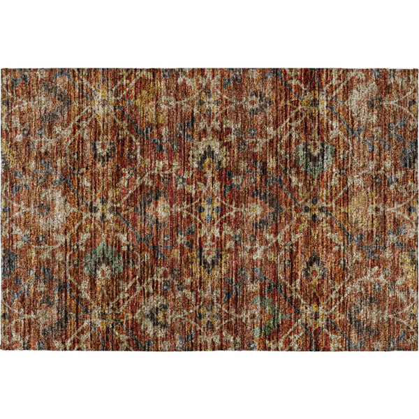 dalyn silk road sr4 paprika rug