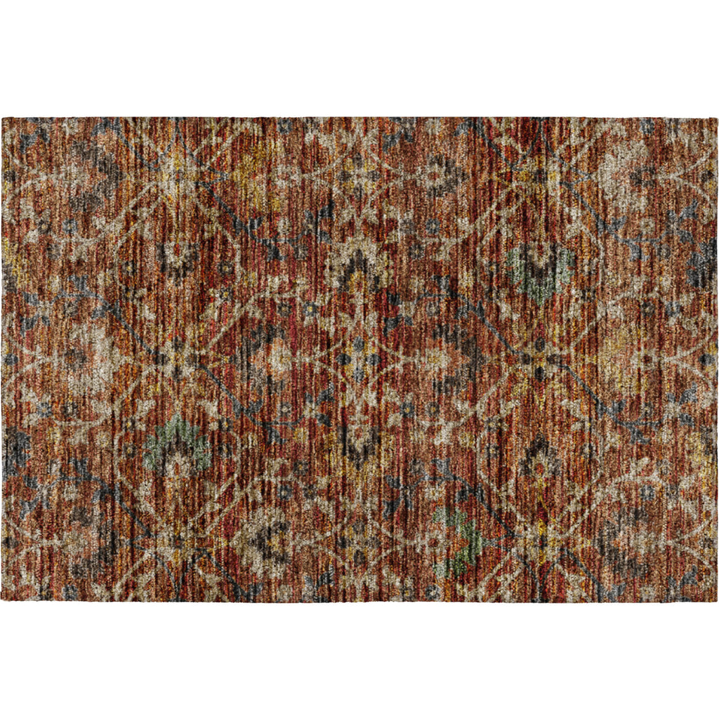 dalyn silk road sr4 paprika rug