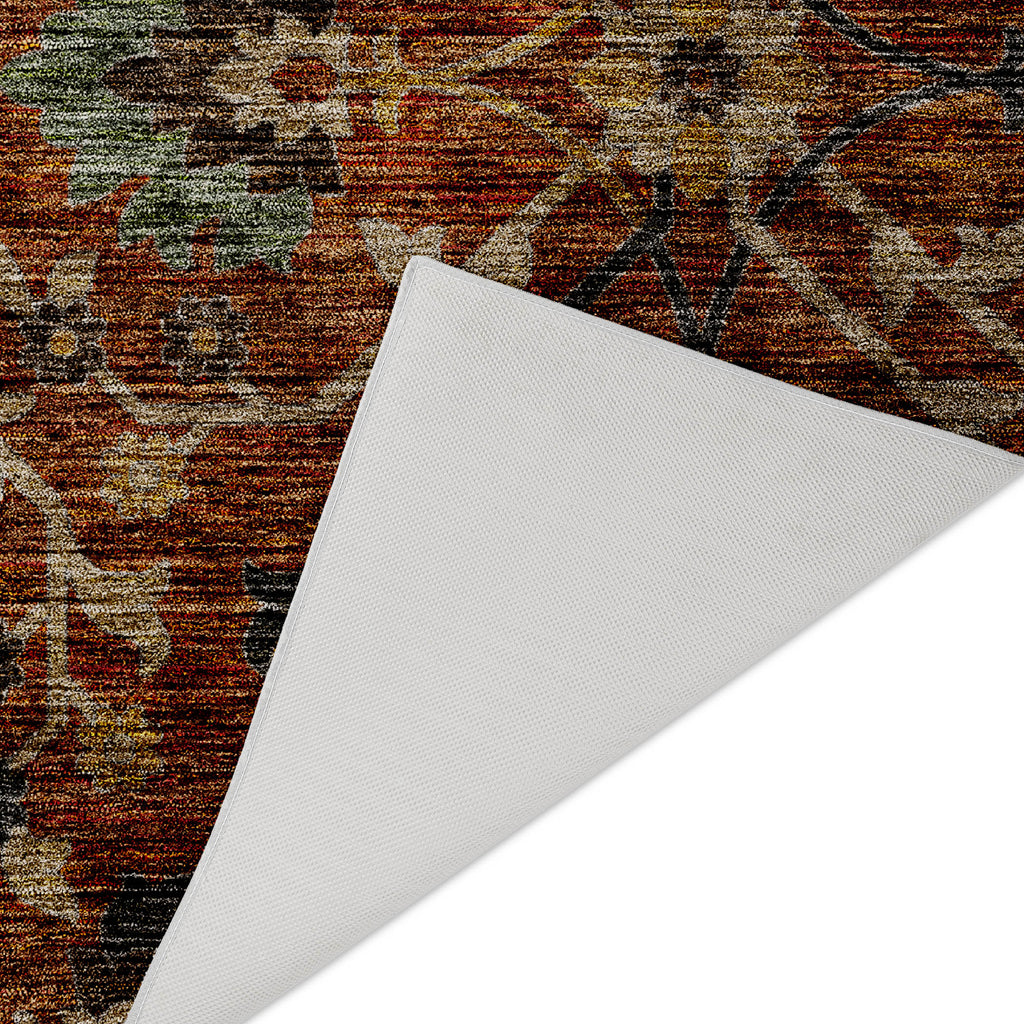 dalyn silk road sr4 paprika rug