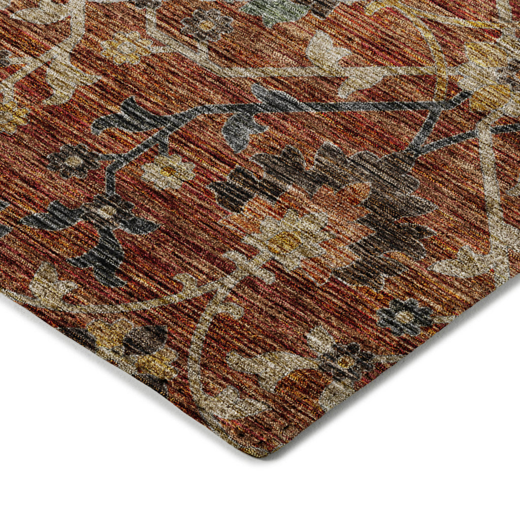 dalyn silk road sr4 paprika rug
