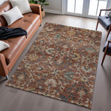 dalyn silk road sr4 paprika rug