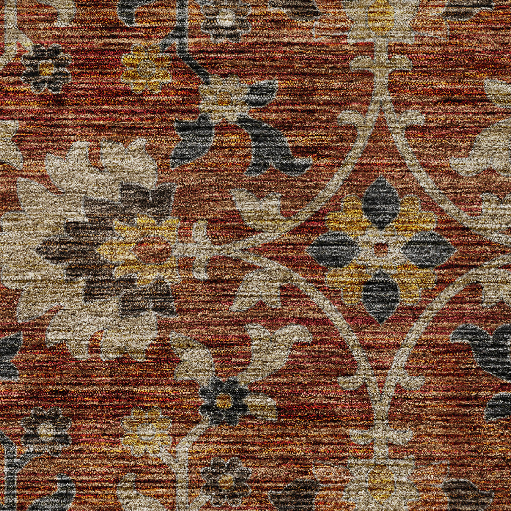 dalyn silk road sr4 paprika rug