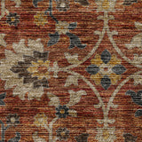 dalyn silk road sr4 paprika rug