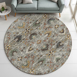 dalyn silk road sr4 pewter rug