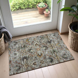 dalyn silk road sr4 pewter rug