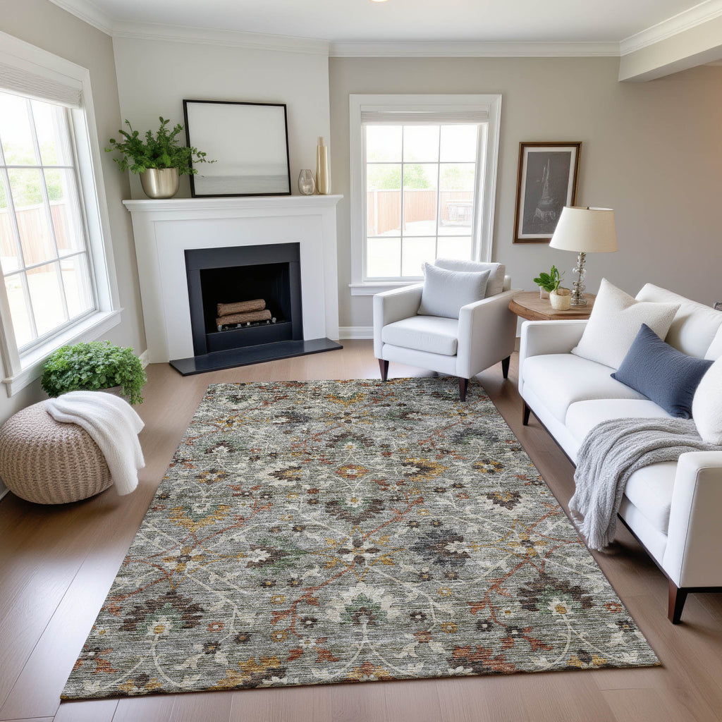 dalyn silk road sr4 pewter rug