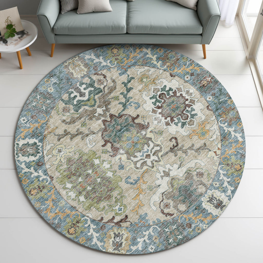 dalyn silk road sr5 aqua rug