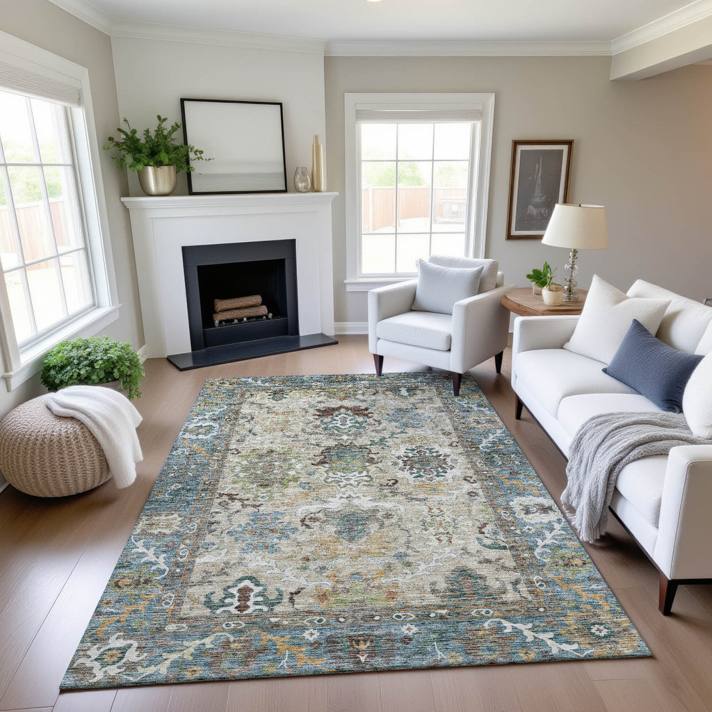 dalyn silk road sr5 aqua rug
