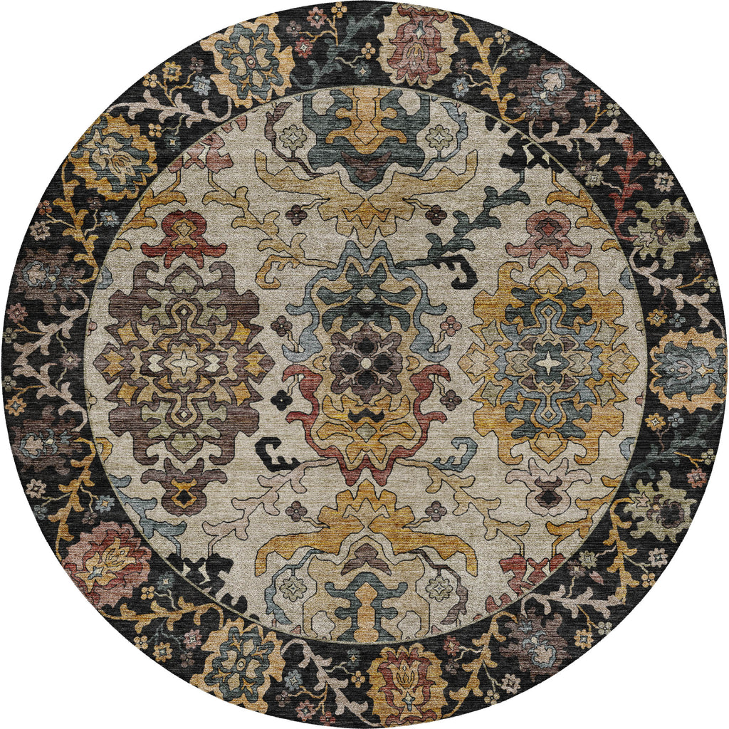 dalyn silk road sr5 black rug
