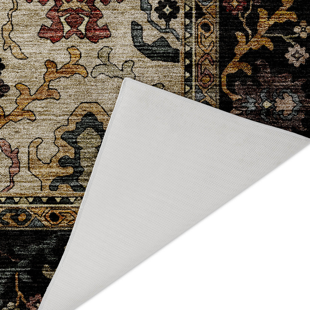 dalyn silk road sr5 black rug