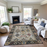 dalyn silk road sr5 black rug