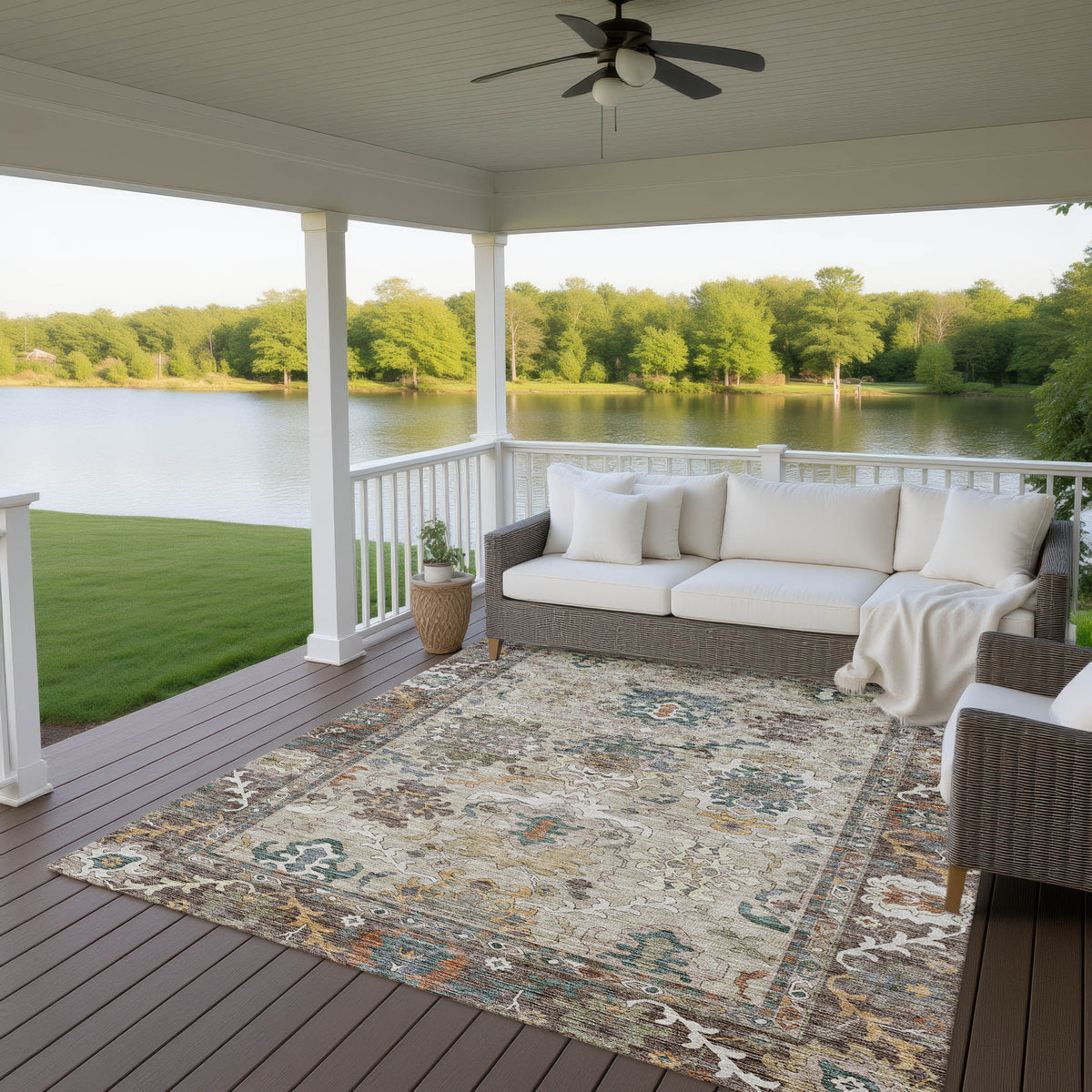dalyn silk road sr5 chocolate rug