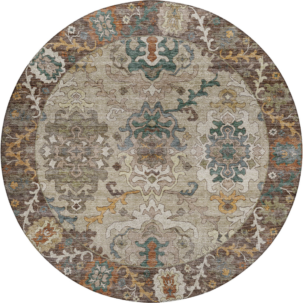 dalyn silk road sr5 chocolate rug