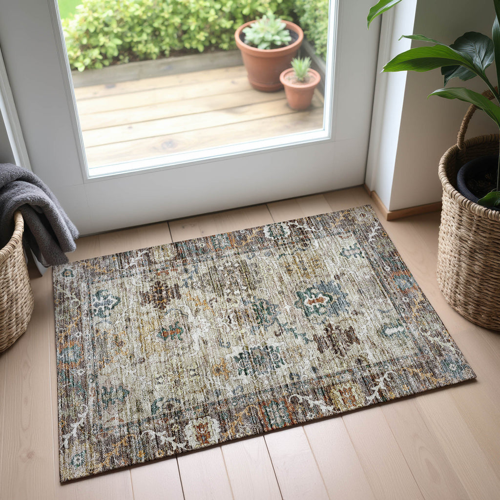 dalyn silk road sr5 chocolate rug