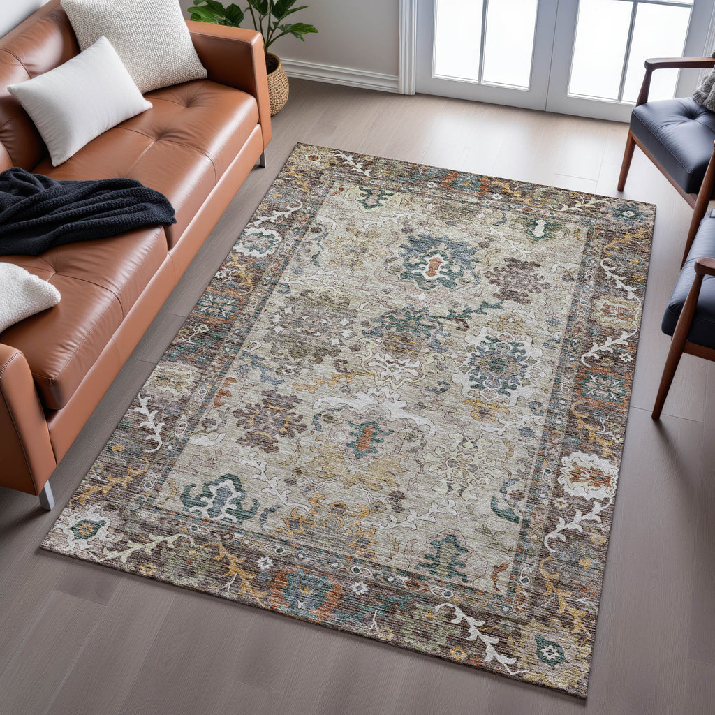 dalyn silk road sr5 chocolate rug
