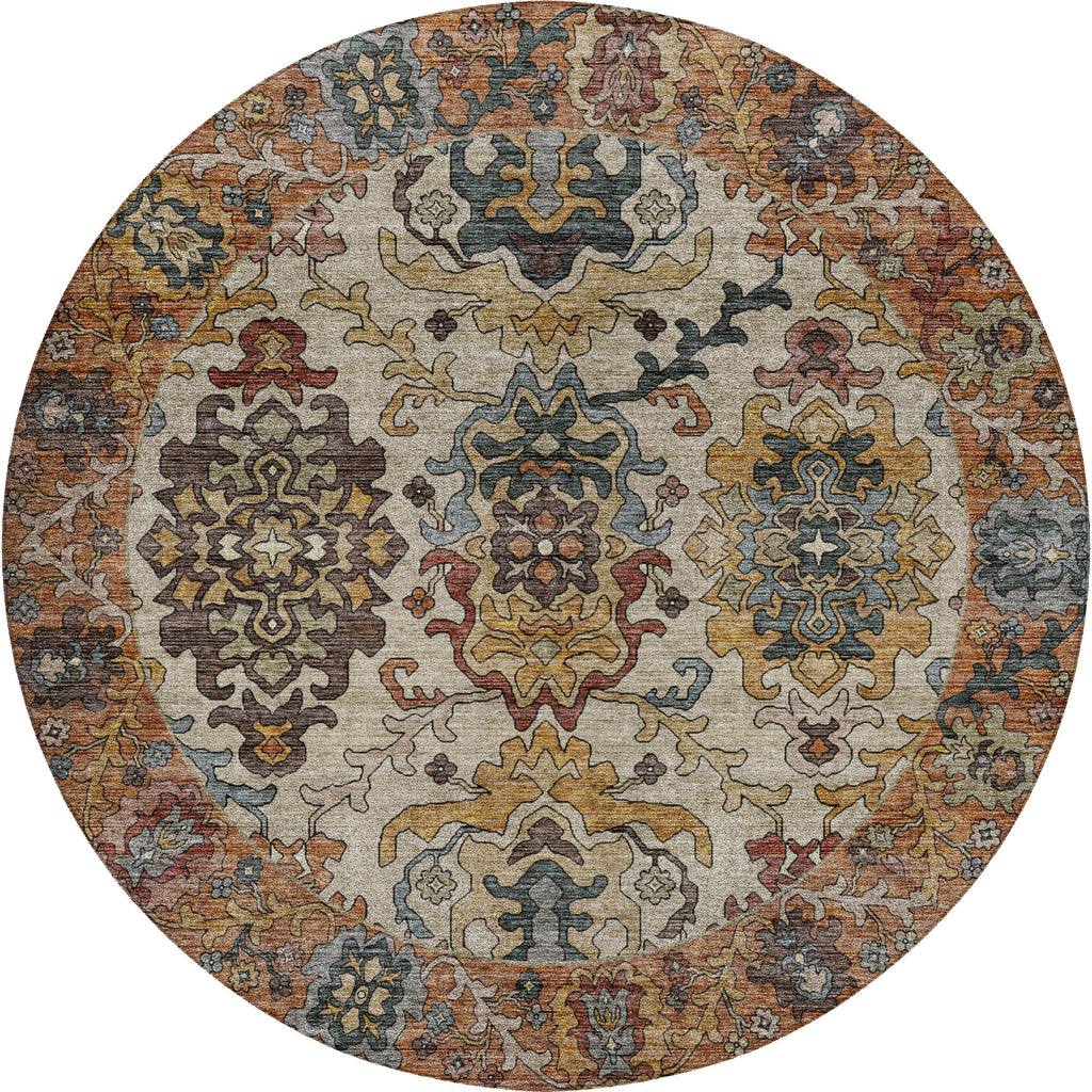 dalyn silk road sr5 copper rug
