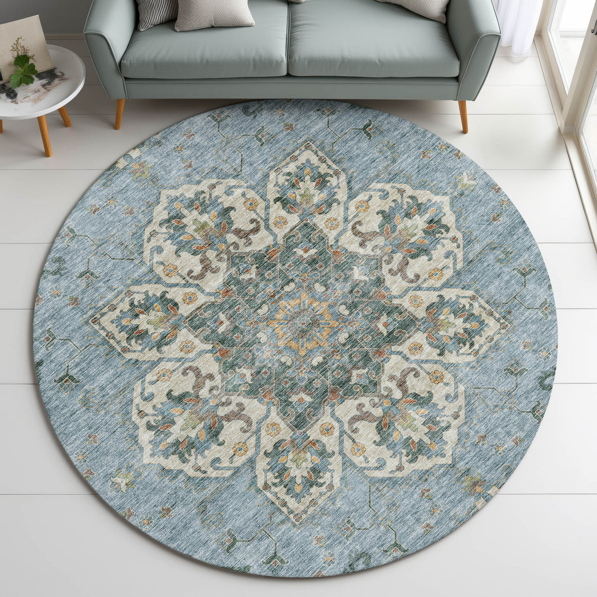 dalyn silk road sr6 aqua rug