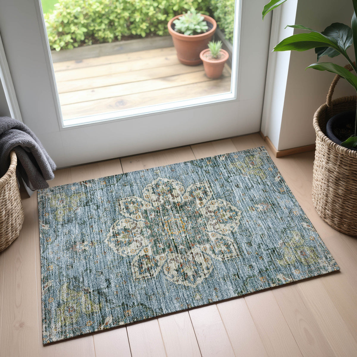 dalyn silk road sr6 aqua rug