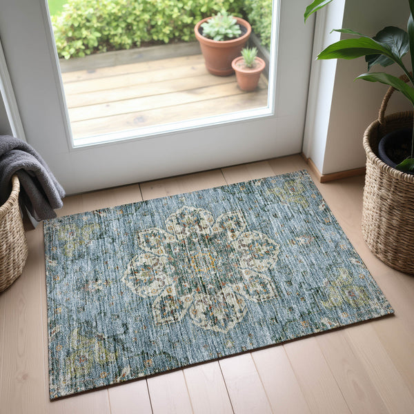 dalyn silk road sr6 aqua rug