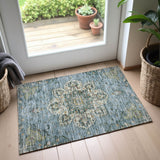 dalyn silk road sr6 aqua rug