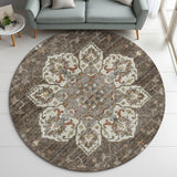 dalyn silk road sr6 chocolate rug