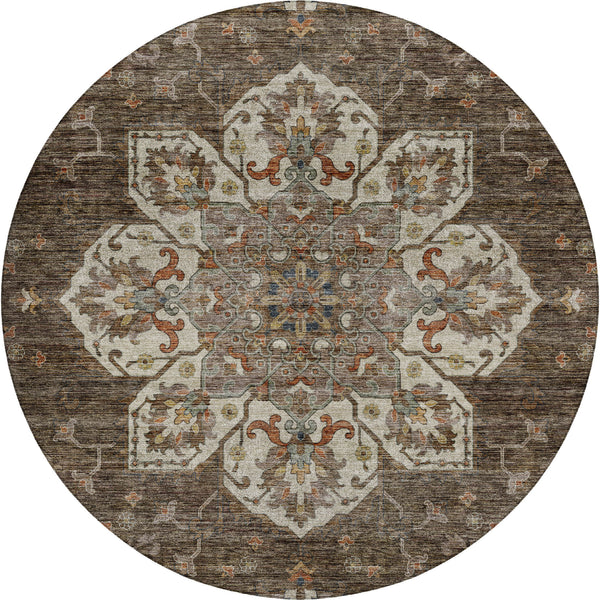 dalyn silk road sr6 chocolate rug