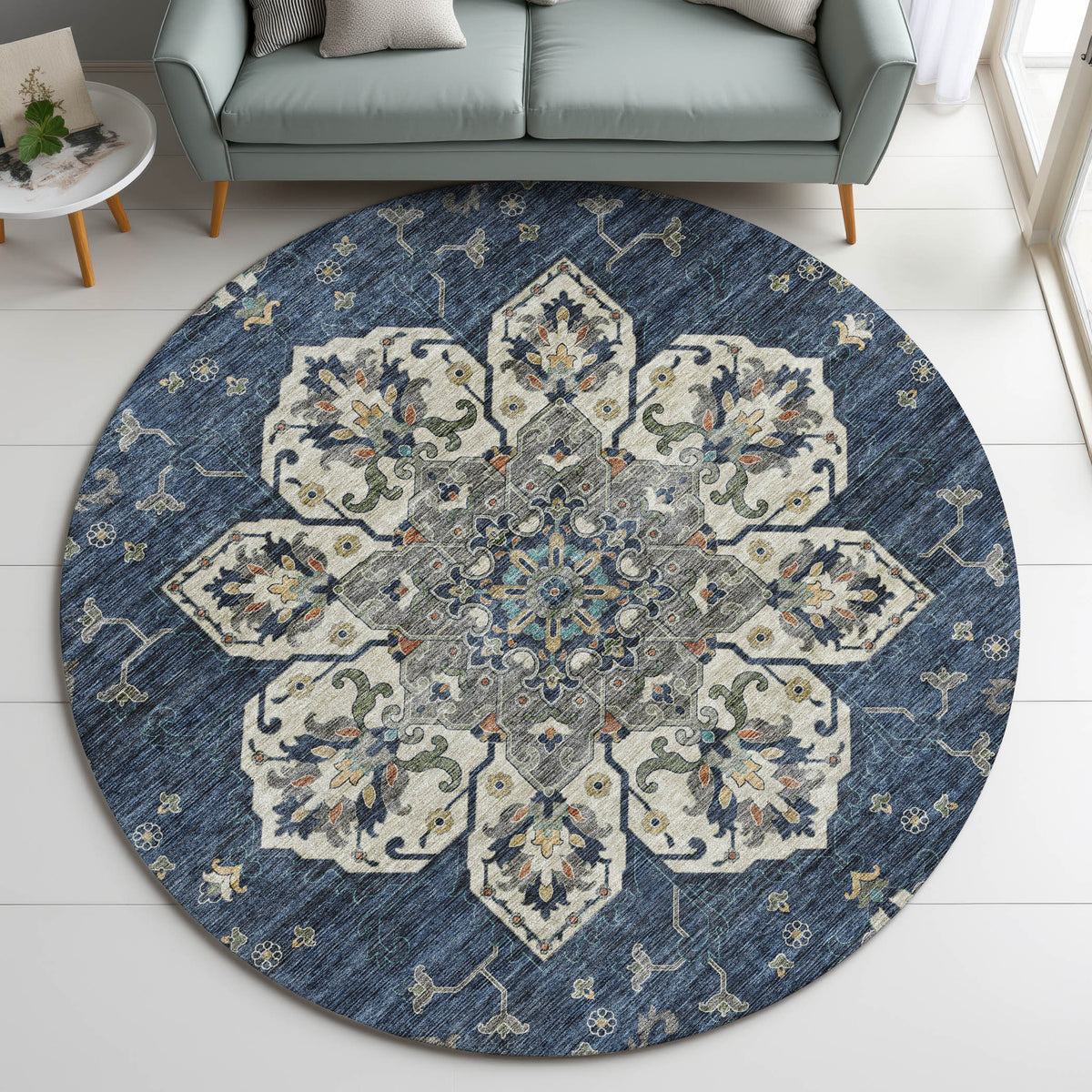 dalyn silk road sr6 navy rug