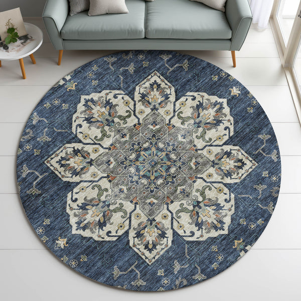 dalyn silk road sr6 navy rug