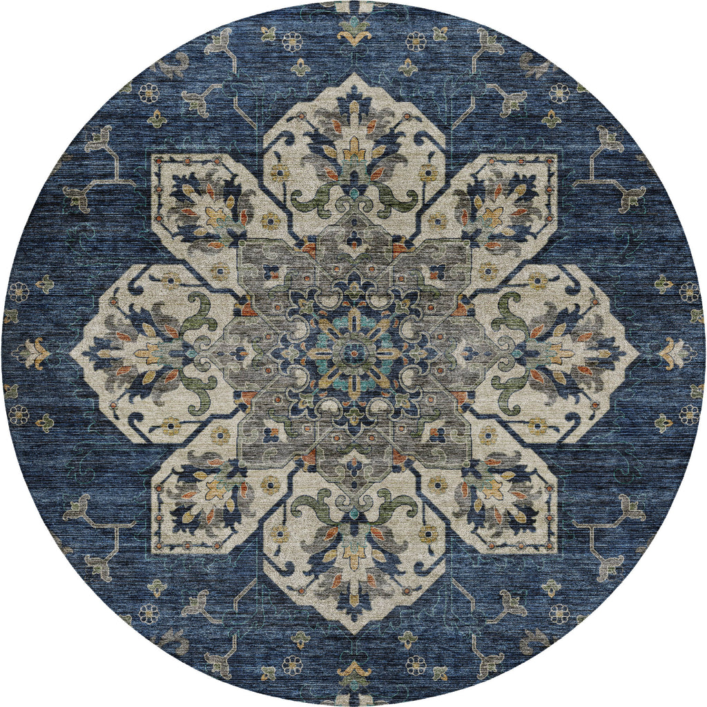 dalyn silk road sr6 navy rug