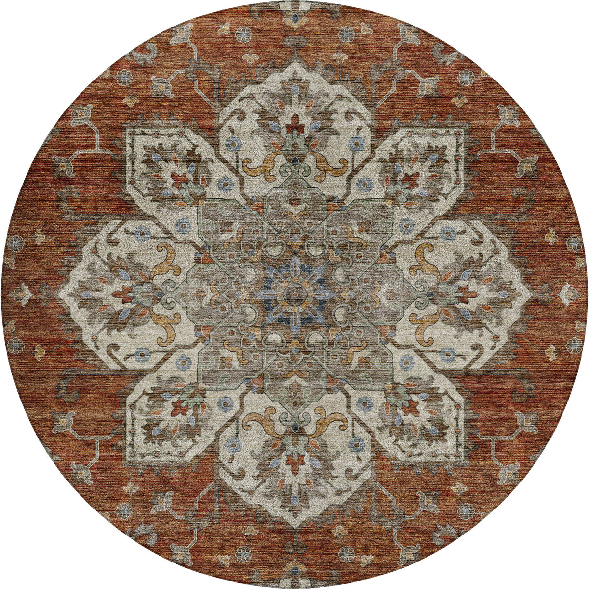 dalyn silk road sr6 paprika rug