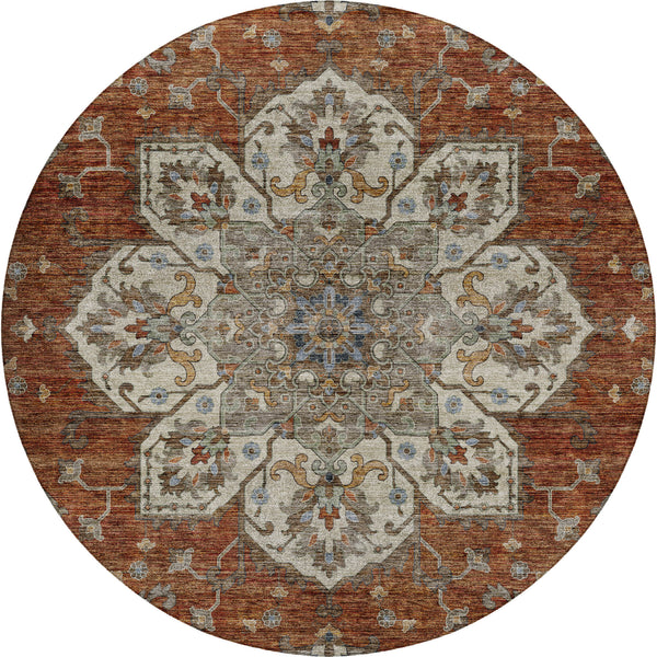 dalyn silk road sr6 paprika rug