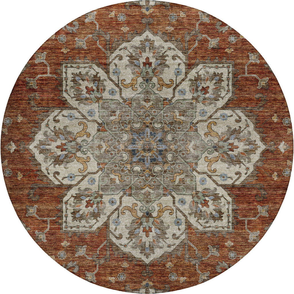 dalyn silk road sr6 paprika rug