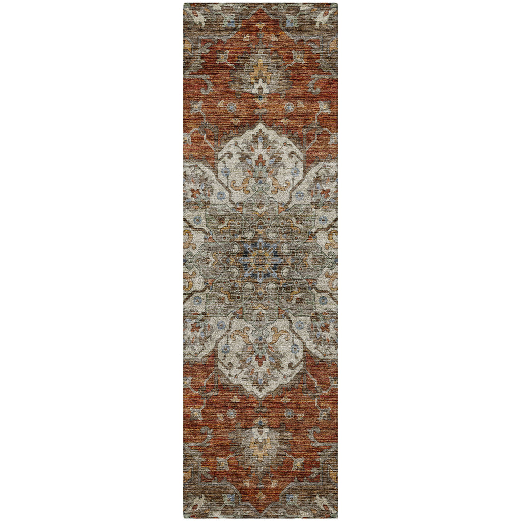 dalyn silk road sr6 paprika rug