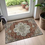 dalyn silk road sr6 paprika rug