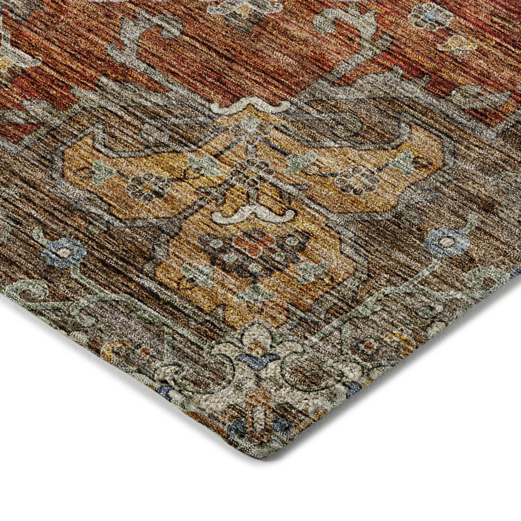 dalyn silk road sr6 paprika rug
