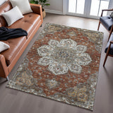 dalyn silk road sr6 paprika rug