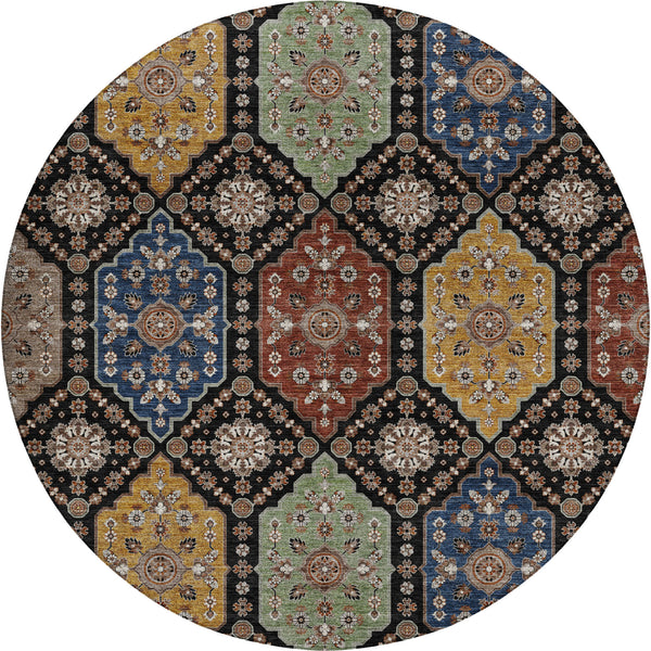 dalyn silk road sr7 black rug