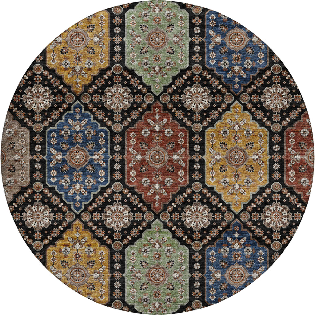 dalyn silk road sr7 black rug