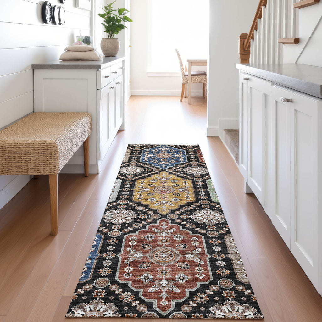 dalyn silk road sr7 black rug