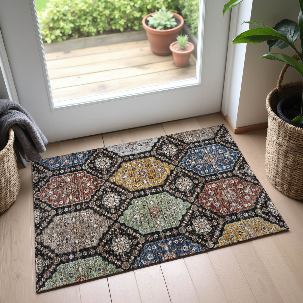 dalyn silk road sr7 black rug