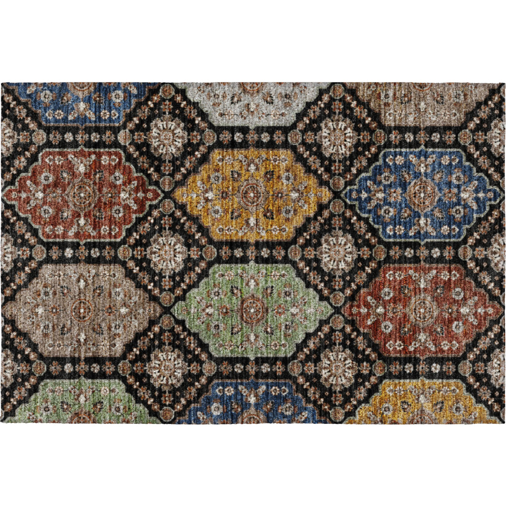 dalyn silk road sr7 black rug