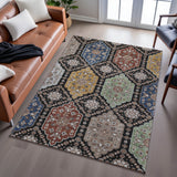 dalyn silk road sr7 black rug