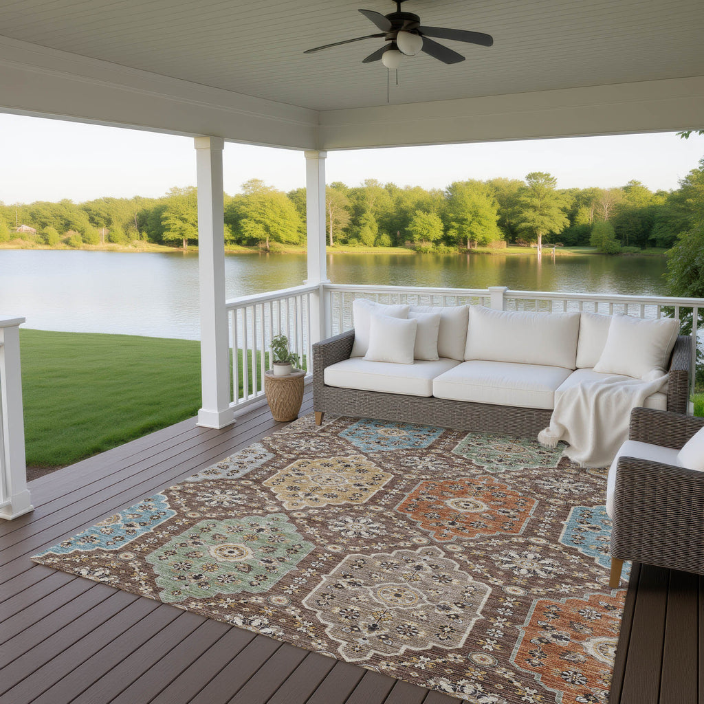 dalyn silk road sr7 chocolate rug