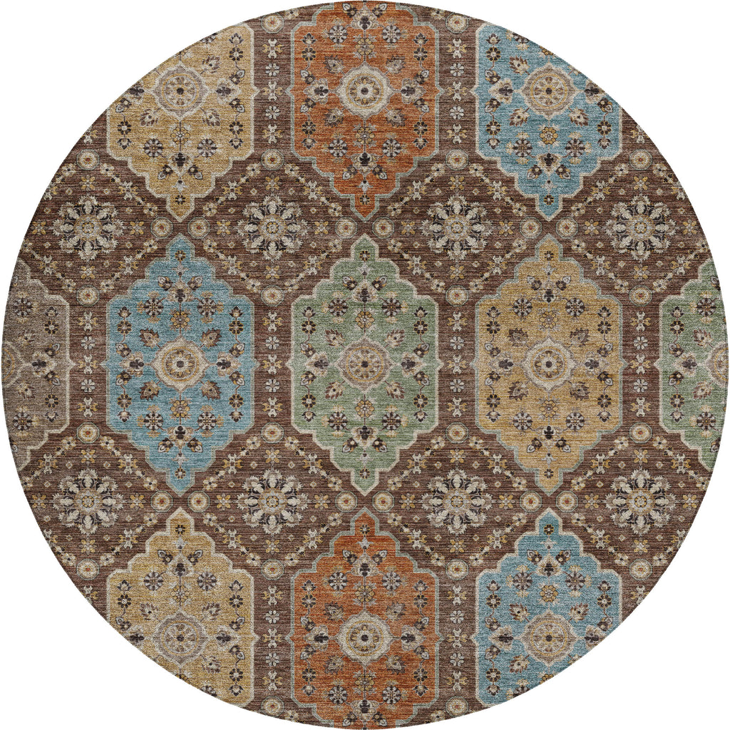 dalyn silk road sr7 chocolate rug