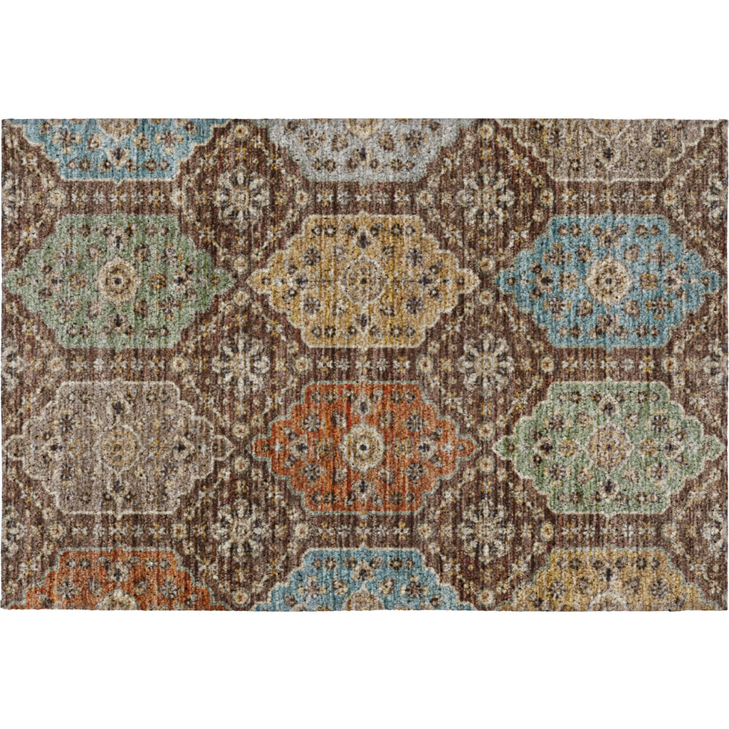 dalyn silk road sr7 chocolate rug