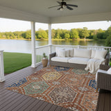 dalyn silk road sr7 paprika rug