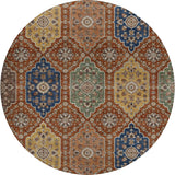 dalyn silk road sr7 paprika rug
