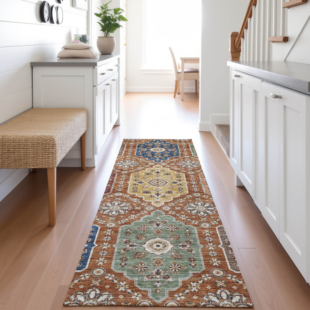 dalyn silk road sr7 paprika rug